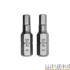 Біта Hex 4x25мм S&R 152050105