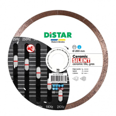 Круг алмазний вiдрiзний 1A1R CERAMIC SILENT 200мм DISTAR 10170516019