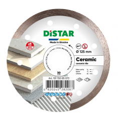 Круг алмазний вiдрiзний 1A1R Ceramic 125мм DISTAR 10170085073