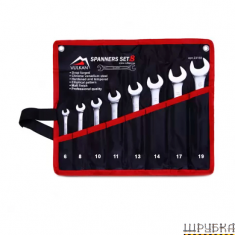Набір ключів комбінованих 6-19мм VULKAN 223158