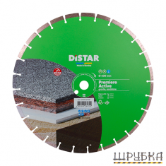 Круг алмазний 1A1RSS 400мм Premier Active DISTAR 14320060026