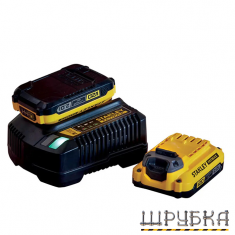 Зарядний пристрій та 2 акумулятора FATMAX STANLEY SFMCB12D2