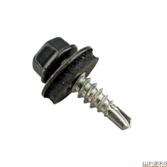 Гвинт TEX-H для металу 4,8х19мм EPDM цб RAL 7016