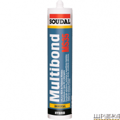 Клей-герметик MULTIBOND MS 35 прозорий 290мл SOUDAL 0000000080204