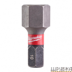 Біта SHOCKWAVE Hex10x25мм MILWAUKEE 4932430899