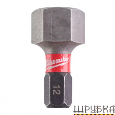 Біта SHOCKWAVE Hex12x25мм MILWAUKEE 4932430900