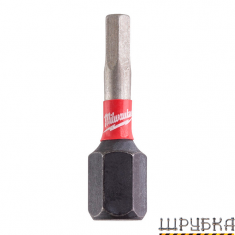 Біта SHOCKWAVE Hex3x25мм MILWAUKEE 4932430894