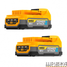 Набір акумуляторних батарей PowerStack DeWALT DCBP034E2