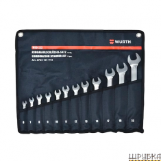 Набір ключів комбінованих RED STRIP 6-22мм в чохлі WURTH 5754101912