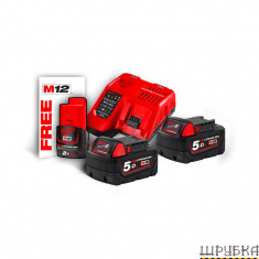 Набір акумуляторний  M18 NRG-502 MILWAUKEE 4933459217