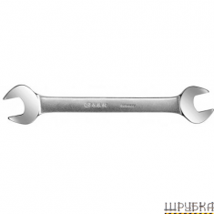 Ключ гайковий ріжковий18х19х221мм Cr-V S&R 270005724