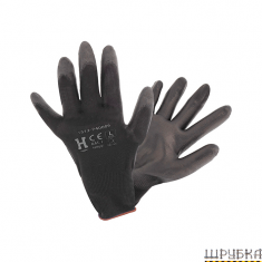 Рукавиці робочі тонкі *74* ХХL з нітриловим покриттям HARDEX 1512-740011