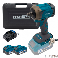 Акумуляторний гайковерт POWERLine PROFI-TEC PPTW4520
