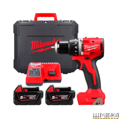 Дриль-шуруповерт акумуляторний безщітковий M18 BLDDRC-502C MILWAUKEE 4933492835