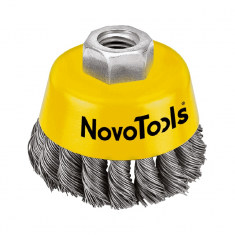 Щітка торцева по металу 100мм NovoTools NTWB10014ST